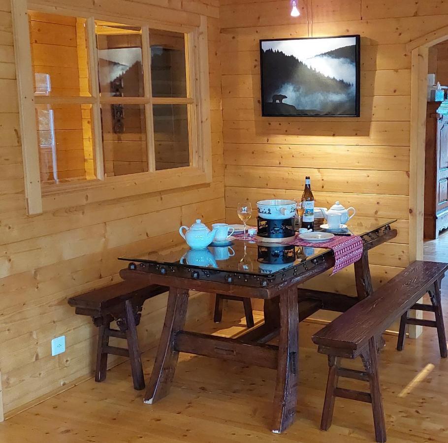 Chambre D'Hotes L'Ours Bleu Les Diablerets Bagian luar foto