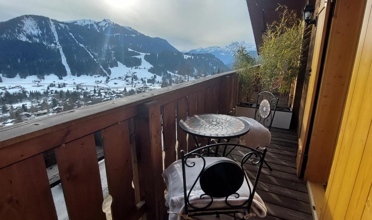 Chambre D'Hotes L'Ours Bleu Les Diablerets Bagian luar foto
