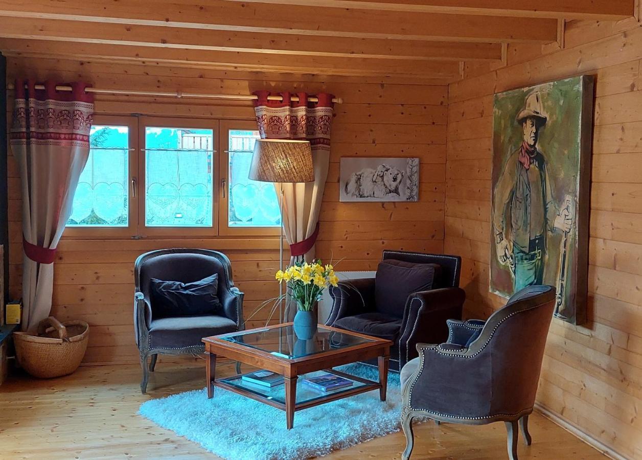 Chambre D'Hotes L'Ours Bleu Les Diablerets Bagian luar foto