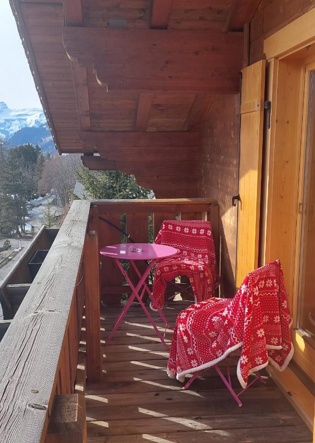 Chambre D'Hotes L'Ours Bleu Les Diablerets Bagian luar foto