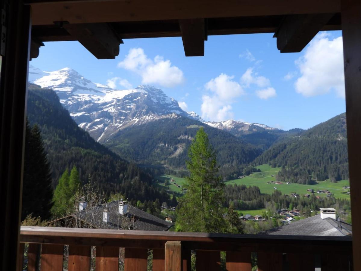 Chambre D'Hotes L'Ours Bleu Les Diablerets Bagian luar foto