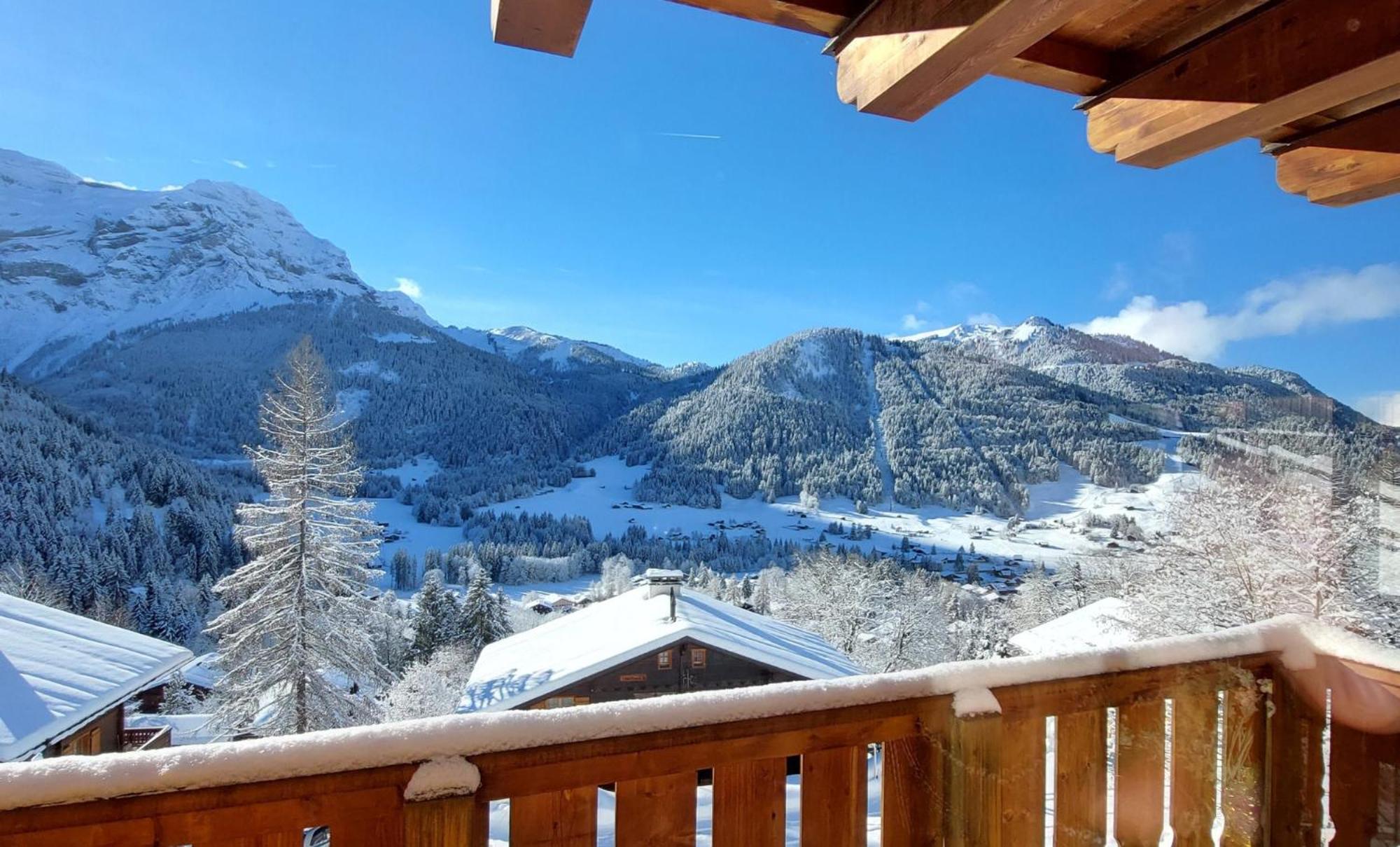 Chambre D'Hotes L'Ours Bleu Les Diablerets Bagian luar foto